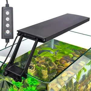 14W LED Aquarium Light Fish Tank Lamp 24/7 Timer Adjustable Brightness